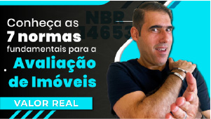 Thumbnail vídeo: Conheça as 7 normas funtamentais para a Avaliação de Imóveis ABNT NBR 14653